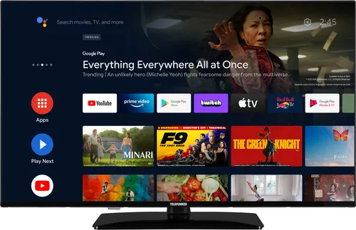 Telefunken 50 Zoll Smart TV - 4K UHD, HDR Dolby Vision, Triple-Tuner - Fernseher mit atemberaubender 4K Ultra HD Bildqualität und Dolby Atmos für ein unvergleichliches Klangerlebnis. Genießen Sie grenzenlose Unterhaltung mit Android TV und Zugriff auf zahlreiche Streaming-Apps.