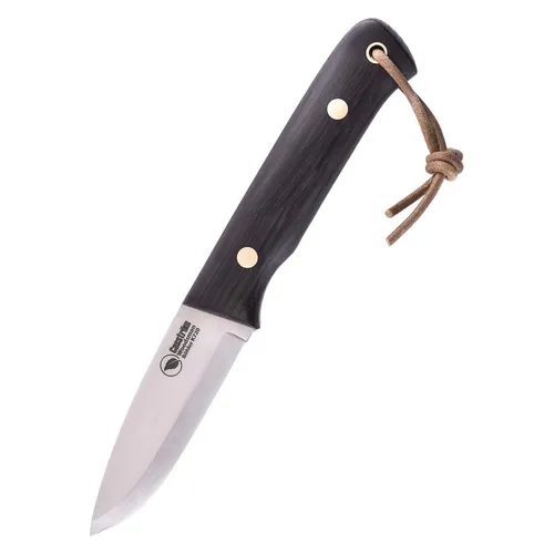 Casström Woodsman Messer, mooreiche, schwarz - Hochwertiges Wildnismesser aus mooreiche, ideal für Outdoor-Abenteuer und Survival. Robuste Konstruktion für höchste Ansprüche.
