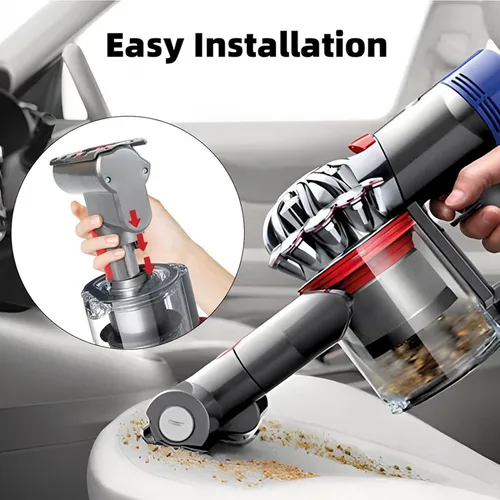 CLEANmaxx Kabelloser Akku-Hand- & Bodenstaubsauger - Stabstaubsauger mit 3-facher Filterung für Allergiker, starke Saugleistung und bis zu 40 Minuten Laufzeit - ideal für Teppiche, Autositze und schwer erreichbare Ecken.
