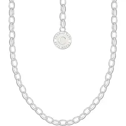 Thomas Sabo Charm-Kette X0288-007-21 Silber - Elegante Silberkette aus 925 Sterlingsilber, 45 cm lang mit verstellbarer Länge und Karabinerverschluss – perfekt für individuelle Charms und stilvolle Akzente.