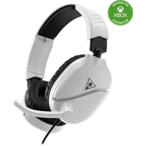 Turtle Beach Recon 70 - White (2024) - PC-Headset mit bequemem Kopfband, ideal für stundenlangen Gaming-Spaß und klaren Sound.