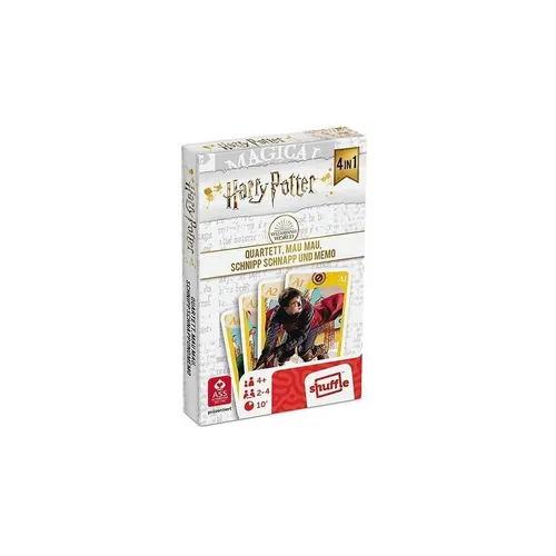 - Harry Potter - Quartett 4 in 1, Kartenspiel, für 2-4... 22584064