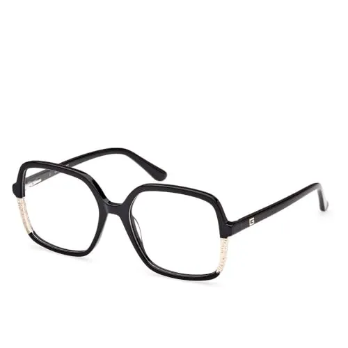 GUESS Brille Glänzend Schwarz