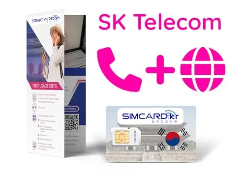 LTE SIM-Karte Korea - Prepaid Highspeed Surfen - Ideal zum Surfen und Telefonieren in Korea ohne Kostenrisiko. Nutzen Sie die App für Guthabenprüfung und Aufladung. Perfekt für eingehende Anrufe und günstige ausgehende Gespräche.