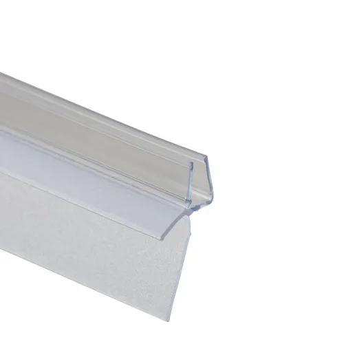Schulte Duschdichtung 120 cm - Glasstärke 5+6+8 mm - Wasserabweisprofile für effektiven Spritzschutz, passend für verschiedene Glasstärken und einfach zu installieren.