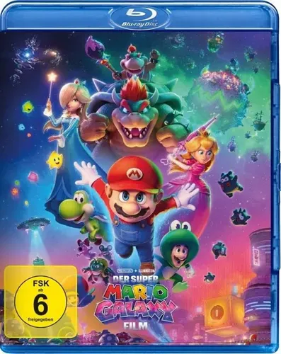 Vorbestellung: Der Super Mario Galaxy Film - Blu-ray NEU - Erleben Sie den aufregenden Abenteuerfilm auf Blu-ray. Deutsche Originalware, FSK ab 6 Jahren, mit packender Action und tollen Effekten. Versand durch funreel (Solfire Media).