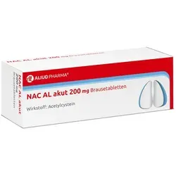 NAC AL akut 200 mg Brausetabletten 20 St - Arzneimittel zur Unterstützung der Atemwege, schnell löslich und ideal bei Erkältungen oder Atembeschwerden.