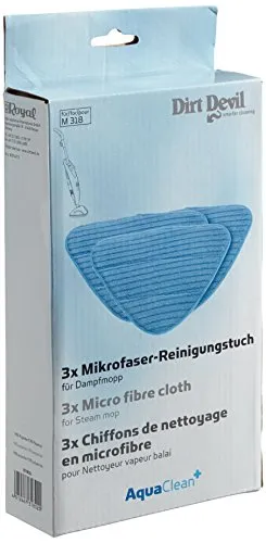 Dirt Devil 318022 M318 Mikrofasertuch Set für Dampfreiniger - Original Dirt Devil Mikrofasertuch Set für gründliche Reinigung. Ideal für Dampfreiniger, sorgt für streifenfreie Ergebnisse und einfache Handhabung.