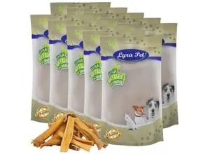 Lyra Pet® Rinderkopfhaut hellbraun, 10 kg - Premium Kausnack - Hundefutter - Leckere, schonend getrocknete Rinderkopfhaut für langanhaltenden Kauspaß und gesunde Zähne. 100% Naturprodukt, fettarm und leicht verdaulich!