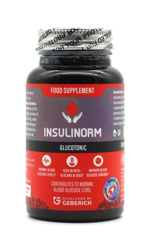 Insulinorm Kapseln - 30 Stück für Ihr Wohlbefinden - Kategorie: Vitamine & Mineralien, unterstützt das allgemeine Wohlbefinden mit wertvollen Inhaltsstoffen wie Berberin, Vitamin B6 und Zink, ideal nach dem Essen.