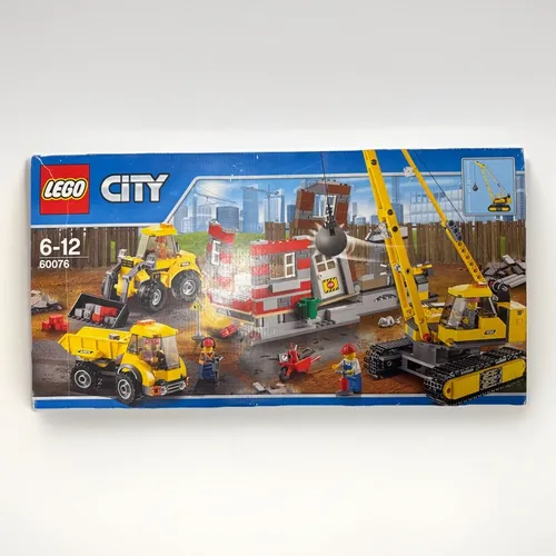 LEGO® City 60076 - Abriss-Baustelle | EOL 2016 | MISB | Sealed | NEU + OVP