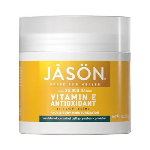 Jason Bodycare Vitamin E 25000 IU - Intensive Feuchtigkeitspflege - Bodycremes mit hochdosiertem Vitamin E für intensive Feuchtigkeit und Schutz der Haut. Ideal für trockene Haut und zur Unterstützung der Hautregeneration.