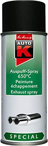 AutoK KWASNY 233 099 Special Auspuff-Spray schwarz 650°C Lackspray 400ml