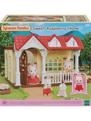 Sylvanian Families Sweet Raspberry Home - Puppen Zubehör - Charmantes Spielzeug-Set mit liebevollen Details für kreative Rollenspiele und fantasievolles Spielen.