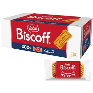 Lotus Kekse Biscoff Welcome, laktosefrei & vegan, einzeln verpackt, 1875 g, 300 Stück
