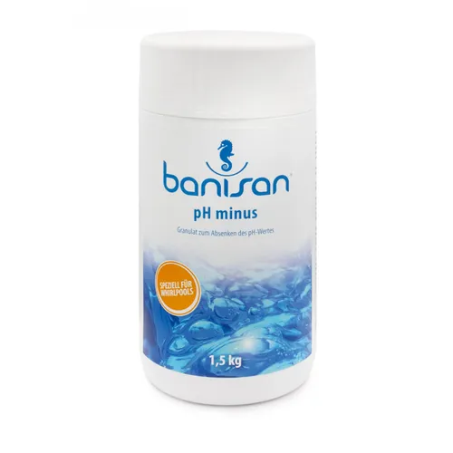 Banisan Poolpflege pH minus Granulat 1,5 Kg pH-Minus für Whirlpools pH-Wert