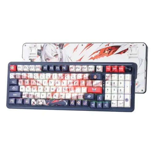 Redragon K686 PRO SE RGB Gaming Tastatur - Tastaturen mit 98 Tasten, Gasket Design für Geräuschdämpfung und Hot-Swap Sockel, ideal für Gamer und kreative Nutzer.