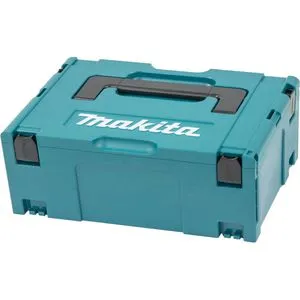 Makita Werkzeugkoffer MakPac 2 - leerer Kunststoff Klappkoffer, stapelbar und ideal für platzsparenden Transport