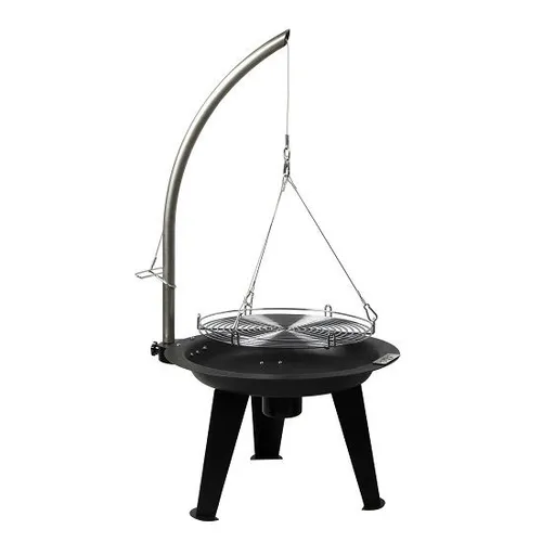 Primaster Schwenkgrill Twister XL mit emaillierter Feuerschüssel - Grill für gesellige Abende im Freien, mit robuster emaillierter Feuerschüssel für gleichmäßige Wärmeverteilung und langer Lebensdauer.