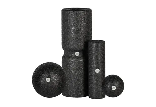 Faszien-Rollmassage-Set - Faszienrollen für optimale Beweglichkeit und Entspannung – die perfekte Kombination aus weicher Außenschicht und hartem Kern mit Einkerbung.