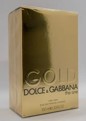 Dolce & Gabbana The One Gold For Men Eau de Parfum Intense 100 ml - Herrendüfte mit provokantem Charakter, ideal für den modernen Mann, der einen edlen Duft sucht. Entdecken Sie die faszinierenden Noten von Blutorange, Ingwer und Patschuli.