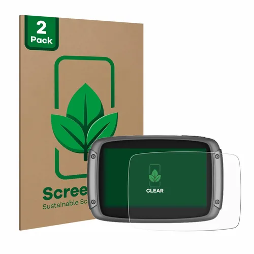 2x ScreenLeaf Displayschutzfolie für TomTom Rider 500 / 550 nachhaltig verpackt