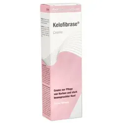 Kelofibrase Creme 25 ml - Narbenpflege - Bodycremes zur effektiven Pflege von frischen und älteren Narben, unterstützt die Hautregeneration und bietet intensive Pflege für stark beanspruchte Haut.