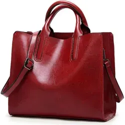 Coolives Damen Kunstleder Shopper Umhängetasche Quadrat Handtasche EINWEG