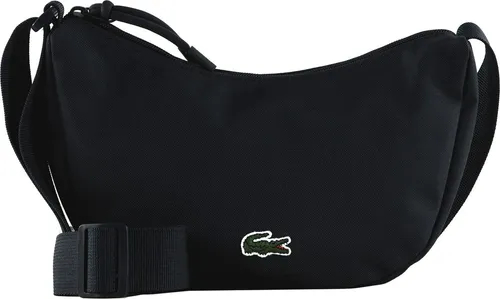LACOSTE Neocroc Moon Bag - Elegante Damen Handtasche in Schwarz - Handtaschen mit markentypischem Lacoste Krokodil-Logo, übersichtlichem Hauptfach und hochwertiger Qualität. Ideal für stilbewusste Damen.