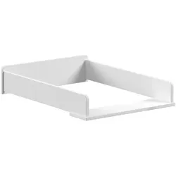 Vipack Wickelaufsatz, Weiß, Holz, Kiefer, massiv, 53x14x72 cm, Babymöbel, Wickelkommoden & Zubehör, Wickelaufsätze