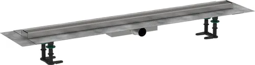 hansgrohe RainDrain Compact Komplettset Duschrinne 100 cm - Sanitärinstallation mit ultraflacher Duschrinne (12 mm) für eine flexible Montage im Duschbereich, ideal für modernes Bad-Design.