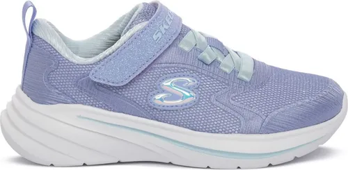 Skechers WAVE 92 Mädchen Sneaker mit Glitzer - Stylischer Schlupfschuh in hellblau mit Glitzerdetails. Bequem und pflegeleicht, ideal für den Alltag. Inklusive Größenschablone zum Download.