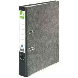 Q-Connect Wolkenmarmor-Ordner - A4, 50 mm, schwarz