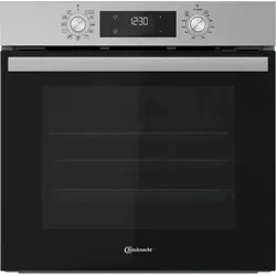 BAUKNECHT Einbaubackofen BBA285HU1I - Backofen mit 71 l XXL Garraum und Pizzafunktion für perfekte Ergebnisse, inklusive Teilauszug und 12 Heizfunktionen für vielseitiges Kochen.