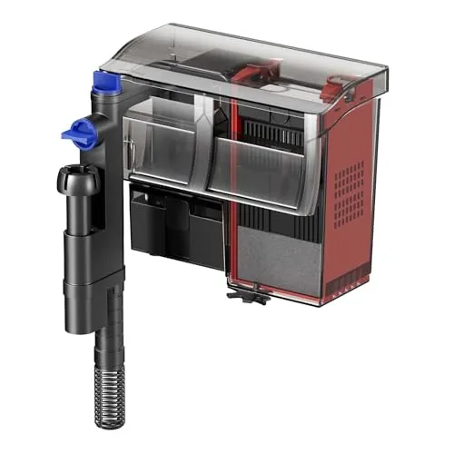 SunSun CBG-500 Hang On Filter mit UVC-Lampe - Aquarienfilter für Aquarien bis 115 L, sorgt mit integrierter UVC-Einheit für klares Wasser und tötet schädliche Algen und Bakterien ab.