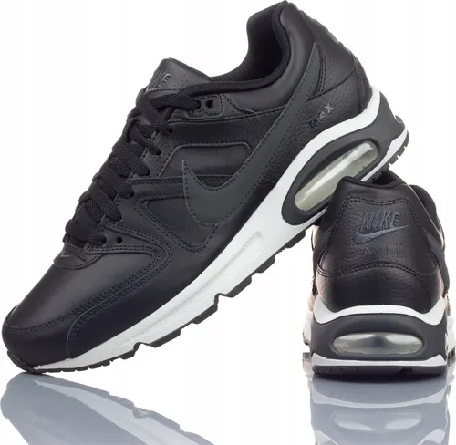 Nike Air Max Command Leather Herren Sneaker - Grau/Schwarz - 46 - Die Nike Air Max Command Sneakers vereinen den klassischen 90er Look mit modernem Tragekomfort. Robustes Leder und atmungsaktive Mesh-Panels bieten Halt, während die Gummi-Außensohle für optimale Traktion sorgt.
