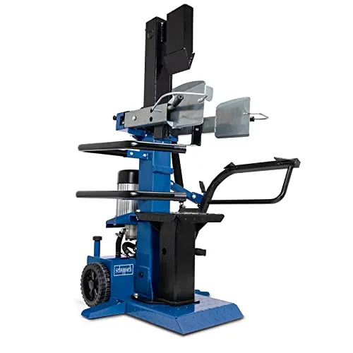 Scheppach Compact 10t Holzspalter 230V - Holzspalter mit 10 Tonnen Spaltkraft und 3500W Leistung, ideal für Hartholz und Weichholz. Der schwenkbare Tisch ermöglicht schnelles Arbeiten, während die kompakte Bauweise für einfache Verstauung sorgt.