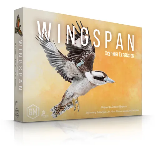 Wingspan Oceania Expansion (Flügelschlag: Ozeanien-Erweiterung) EN - Gesellschaftsspiel mit neuen Vogelarten und Mechaniken, ideal für Fans der Flügelschlag-Reihe und perfekte Erweiterung für spannende Spieleabende.