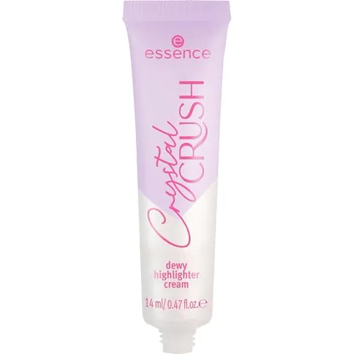 essence CRYSTAL CRUSH dewy highlighter cream, Nr. 01, Nude, natürlich, glänzend, schimmernd, vegan, ohne Parabene, ohne Mikroplastikpartikel, Nanopartikel frei, 1er Pack (14ml)
