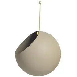 AYTM - Globe Hängeblumentopf, Ø 17 cm, taupe