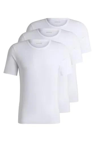 BOSS Herren R-Neck T-Shirt 3er Pack Classic - Weiß, XXL - T-Shirts für Herren, hochwertige Verarbeitung für optimalen Tragekomfort und langlebige Qualität.
