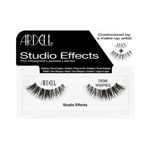 Künstliche Wimpern schwarz, wiederverwendbar, volle Wirkung, ARDELL Demi Wispies