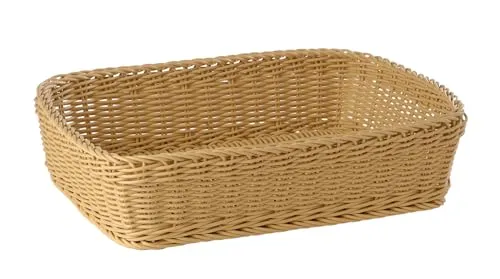 APS Korb -PROFI LINE- Brot- und Obstkorb 40 x 30 cm - Körbe für die ansprechende Präsentation von Lebensmitteln, bruchsicher, spülmaschinengeeignet und stapelbar – ideal für Gastronomie und Zuhause.