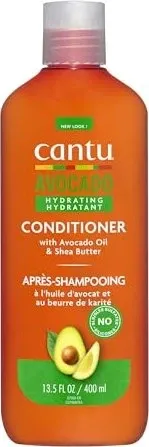 Cantu Avocado Hydrating Conditioner 400 ml - Haarspülungen für alle Haartypen, spendet intensive Feuchtigkeit und repariert Spliss dank Avocadoöl und Sheabutter für gesundes, geschmeidiges Haar.