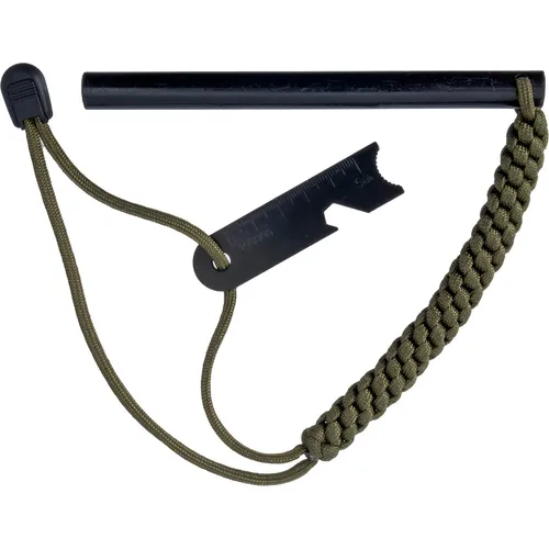 Origin Outdoors Zündstahl 'Goliath' mit Paracord - Campinggeschirr: Hochleistungs-Zündstahl für bis zu 22.000 Zündungen, leicht und kompakt für jedes Outdoor-Abenteuer.