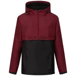 Rock Creek Windbreaker Damen Anorak D-477 rot XS - Stylischer Damen Windbreaker in Weinrot, ideal für lässige Outfits. Mit praktischen Taschen und Kapuze, sorgt er für Komfort und Schutz bei jedem Wetter.
