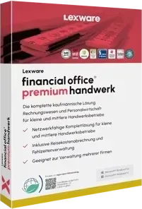 Lexware financial office premium handwerk 2026 - Abo - Office-Software für Handwerksbetriebe, bietet umfassende Lösungen für Rechnungswesen und Personalwirtschaft, ideal für kleine und mittlere Unternehmen.