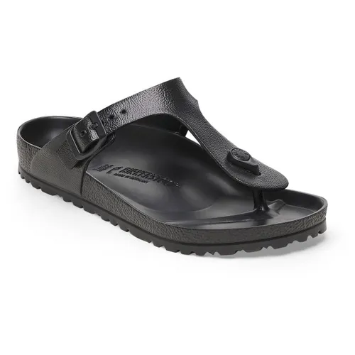 Birkenstock Gizeh EVA Zehenstegsandale schwarz Gr.35 - Unisex Sandalen in Größe 35 aus leichtem EVA-Material, ideal für Komfort und Stil im Alltag oder am Strand.
