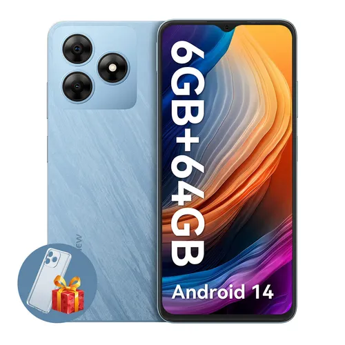 Blackview WAVE 8C 4G Smartphone 6GB+64GB 6,56" Handy Ohne Vertrag Android 14