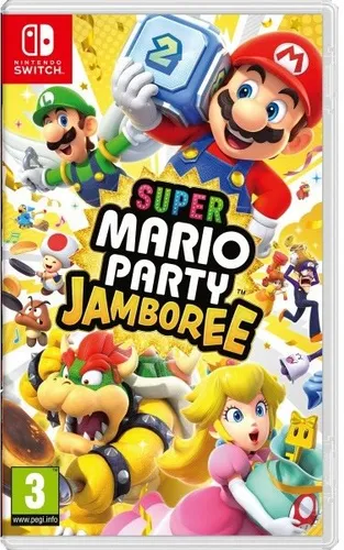 Super Mario Party Jamboree [PEGI] - Riesenspaß für Nintendo Switch - Spiele für Nintendo Switch mit über 110 Minispielen und 7 abwechslungsreichen Brettern. Erlebe den ersten Online-Wettkampf für 20 Spieler im Bowserathlon und genieße unendlichen Party-Spaß!